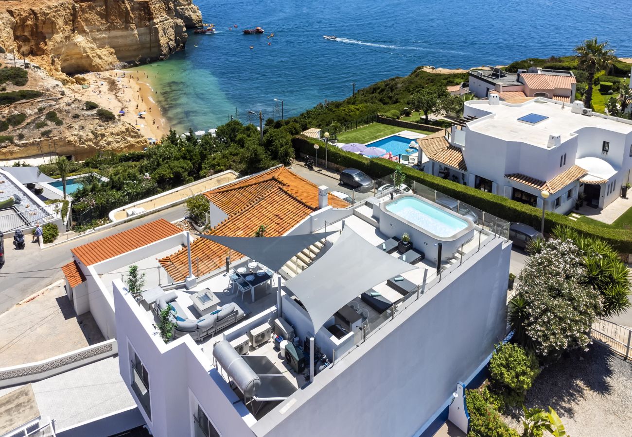 roof terrace Benagil beach views