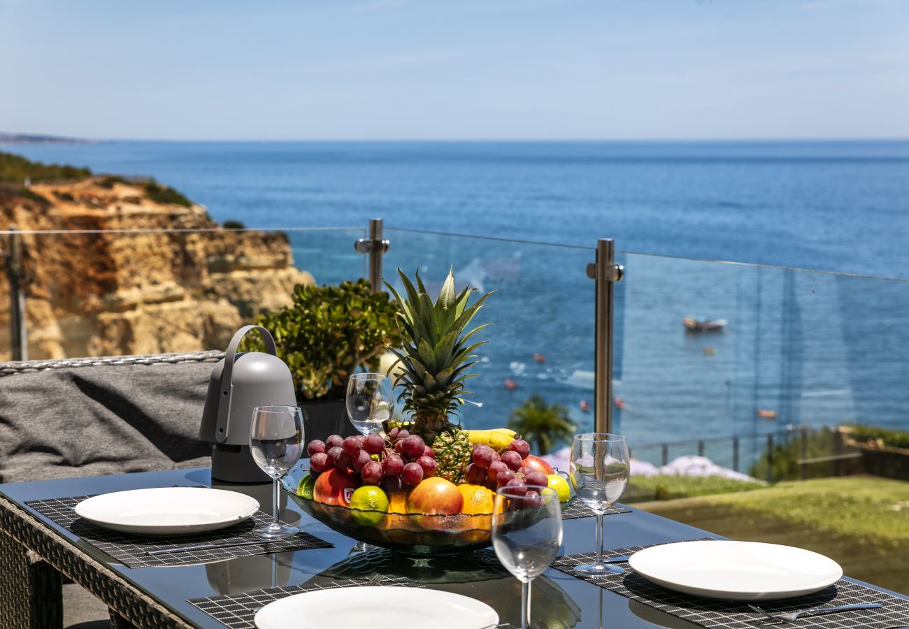 Balcony Casa Milhafre Benagil sea views