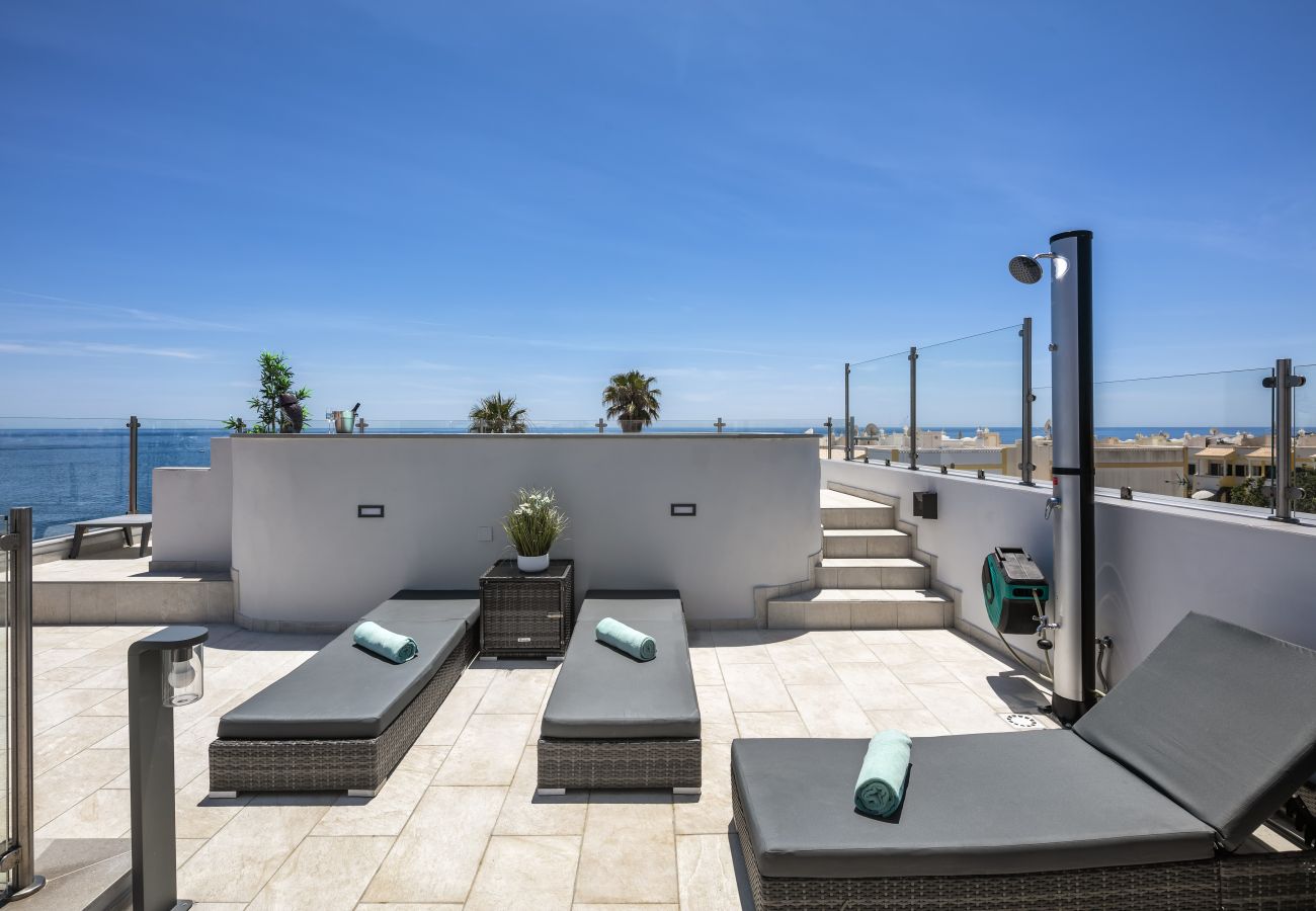 Roof terrace with private pool Casa Milhafre Benagil