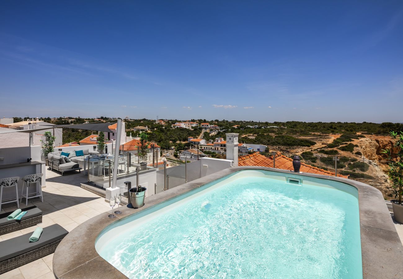 Pool Casa Milhafre roof terrace Benagil